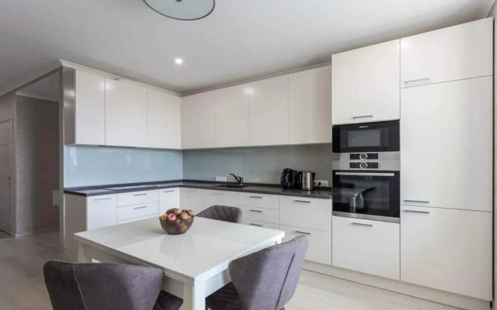 Кухня угловая фото в интерьере современный дизайн Кухня под заказ в ЖК "Малая Родина"