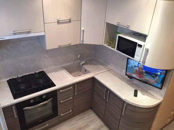 Кухня угловая хрущевка фото дизайн Пин от пользователя lera_virskaya на доске Kitchen Кухня, Дизайн, Дизайн квартир