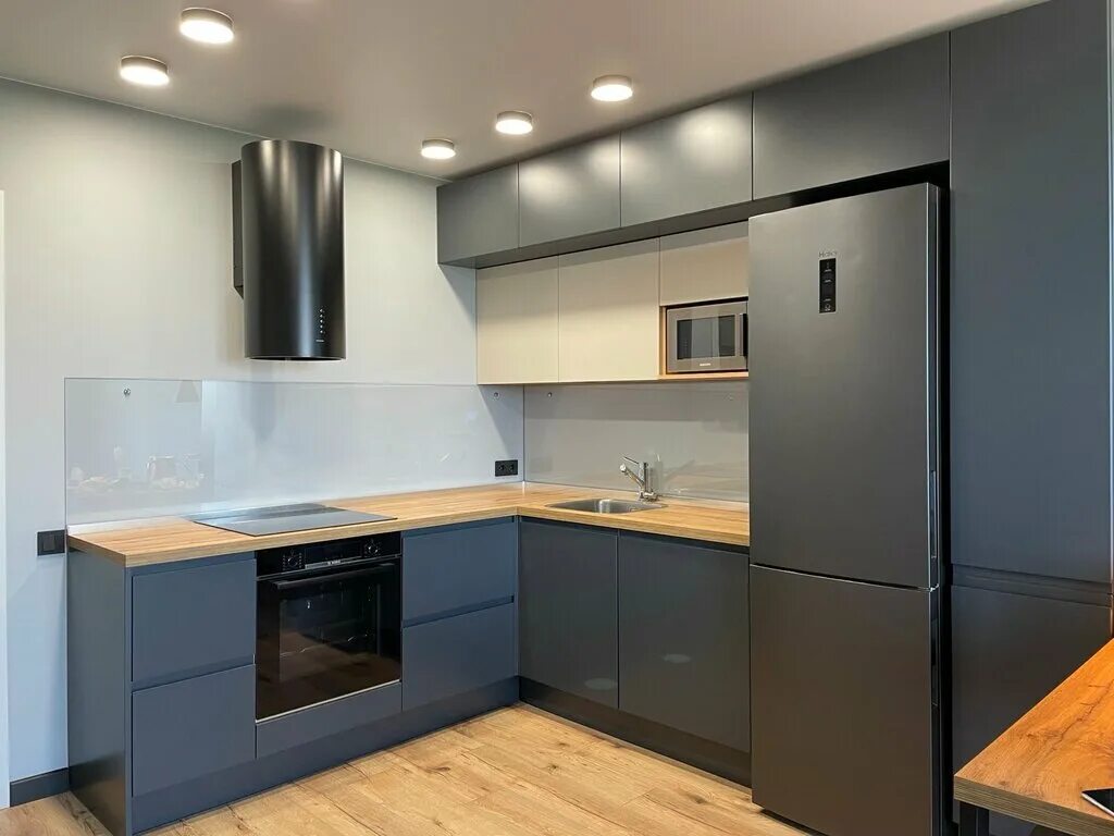 Кухня угловая матовая фото Enli, мебель для кухни, просп. Кирова, 49, Симферополь - Яндекс Карты