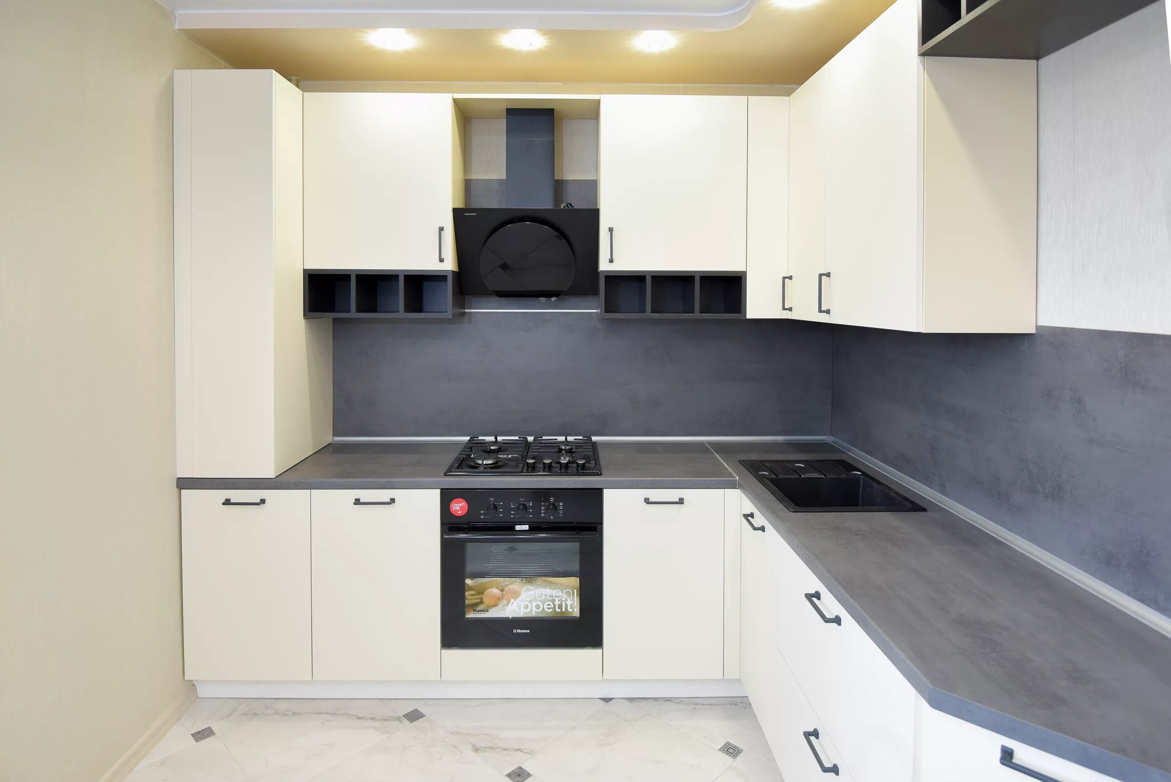 Кухня угловая матовая фото Кухни в стиле минимализм угловые (галерея) - renosnap.ru