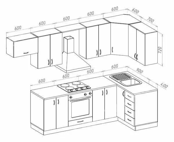 Кухня угловая планировка размеры Pin on Casita Kitchen layout plans, Interior design kitchen, Kitchen furniture d