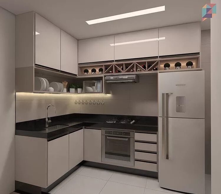 Кухня угловая проекты фото дизайн кухни Image may contain: kitchen and indoor Cozinhas modernas, Cozinhas domésticas, Mó