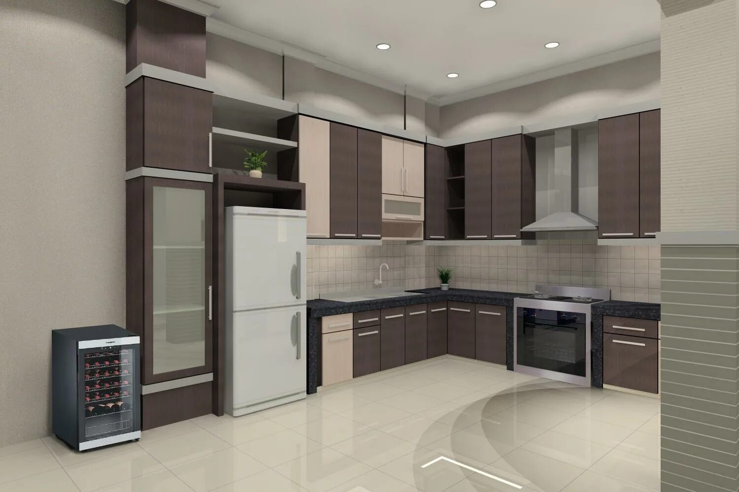 Кухня угловая проекты фото дизайн кухни Винный шкаф Dometic C35F Classic купить по доступным ценам интернет-магазин Time