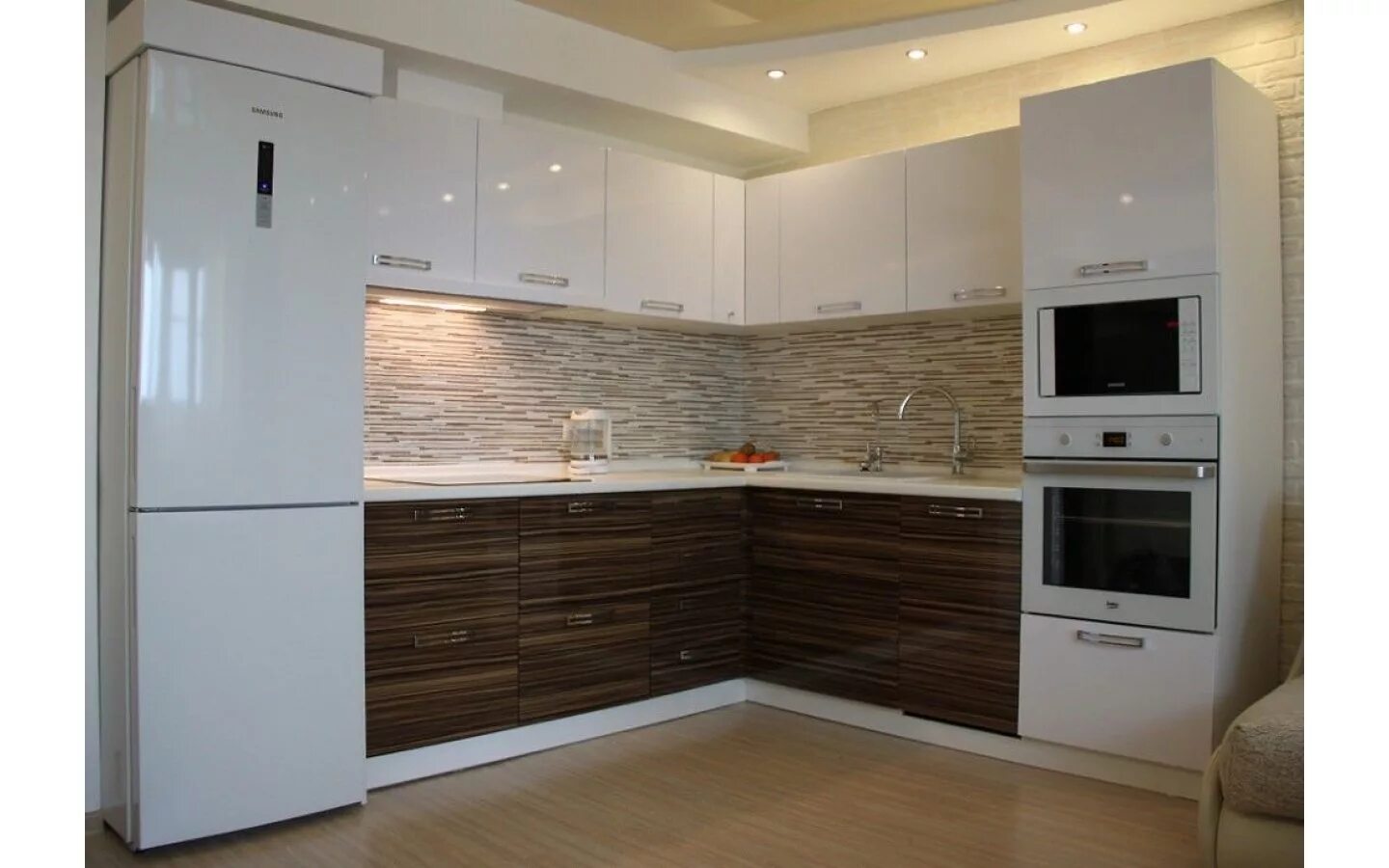 Кухня угловая с пеналом фото дизайн Где купить Кухня в Минске. МИР МЕБЕЛИ