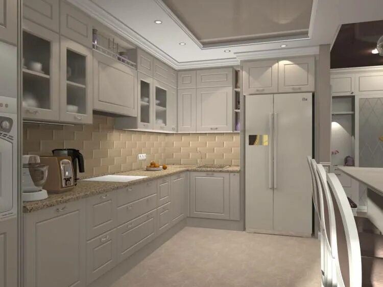 Кухня угловая светлая фото дизайн Современные угловые кухни в светлых тонах: 97 фото дизайна