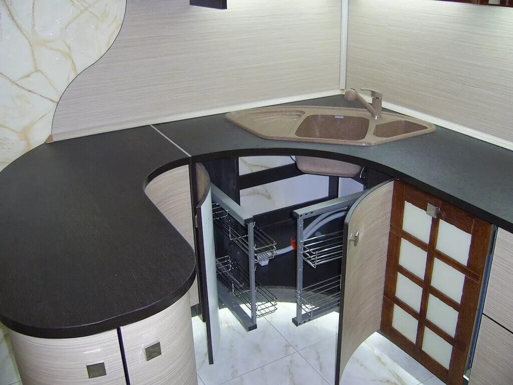 Кухня угловой стол фото Угловая столешница своими руками: найдено 89 изображений