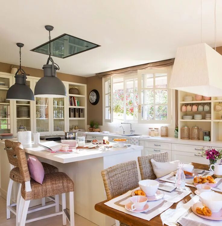Кухня уютный дом интерьер Кухня в стиле прованс: 24 фото + идеи Сплошное очарование Interior design kitche