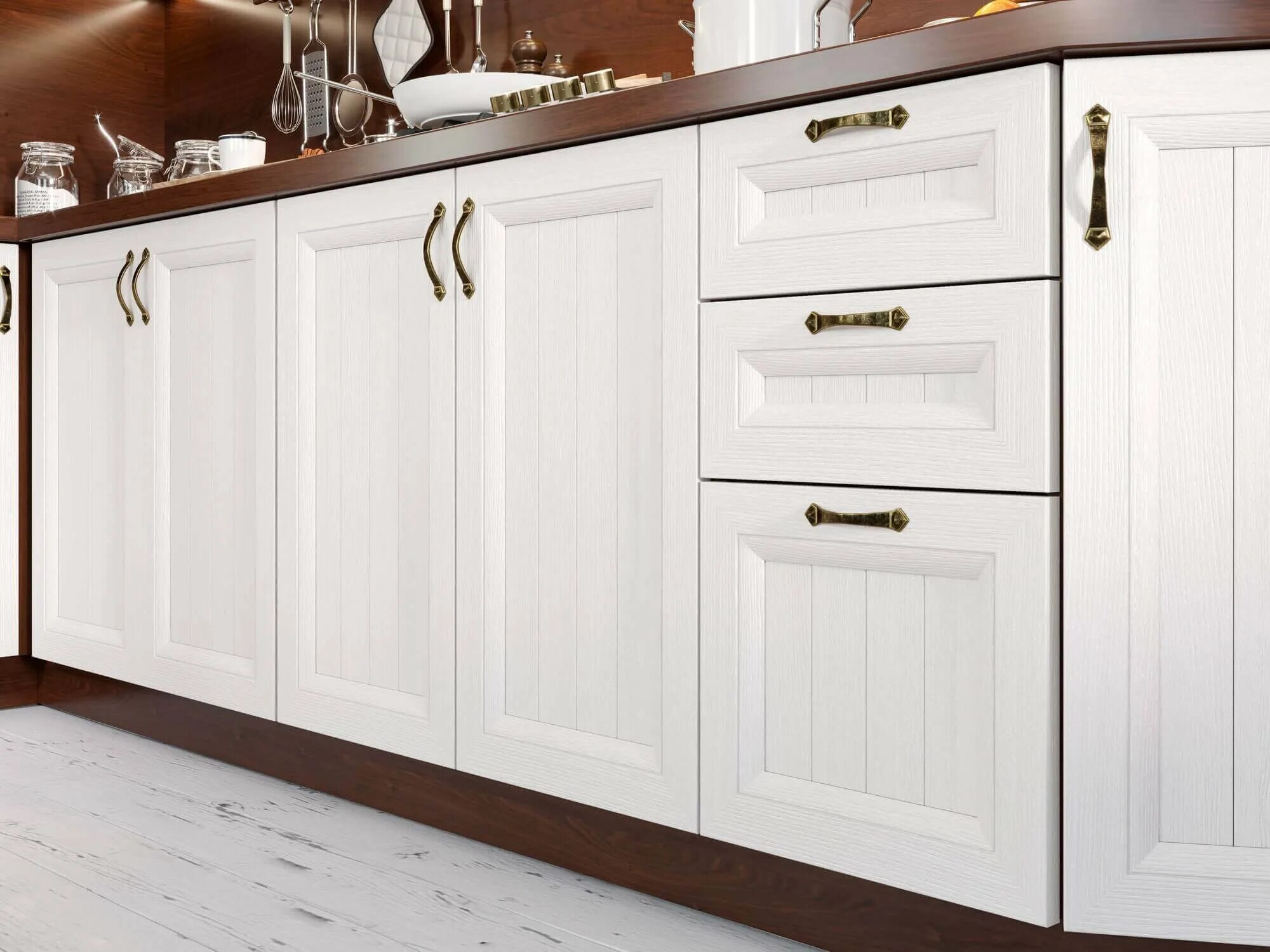 Кухня ясень белый фото в интерьере Мдф цвет белый ясень (Много фото) - fotouyut.ru