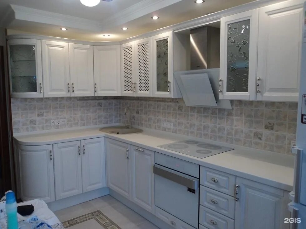 Кухня ясень белый фото в интерьере Вим, салон мебели, 40-летия Победы, 30, Челябинск - 2ГИС