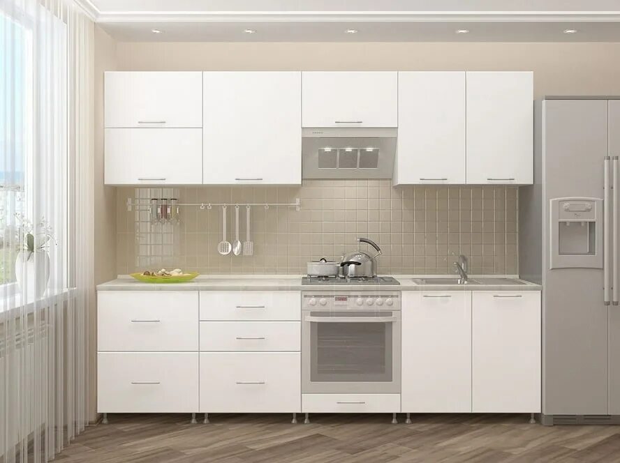 Кухонька мебель екатеринбург каталог цены фото Комплекты Шарлотта 260 белый