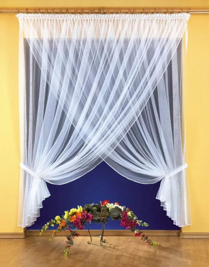 Кухонна тюль фото firanki na Stylowi.pl Curtains living room, Curtains, Black living room decor