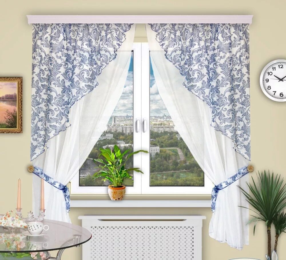 Кухонна тюль фото Штора для кухни Паула купить в Минке по выгодной цене - "АРТДЕКОР ЛЮКС"