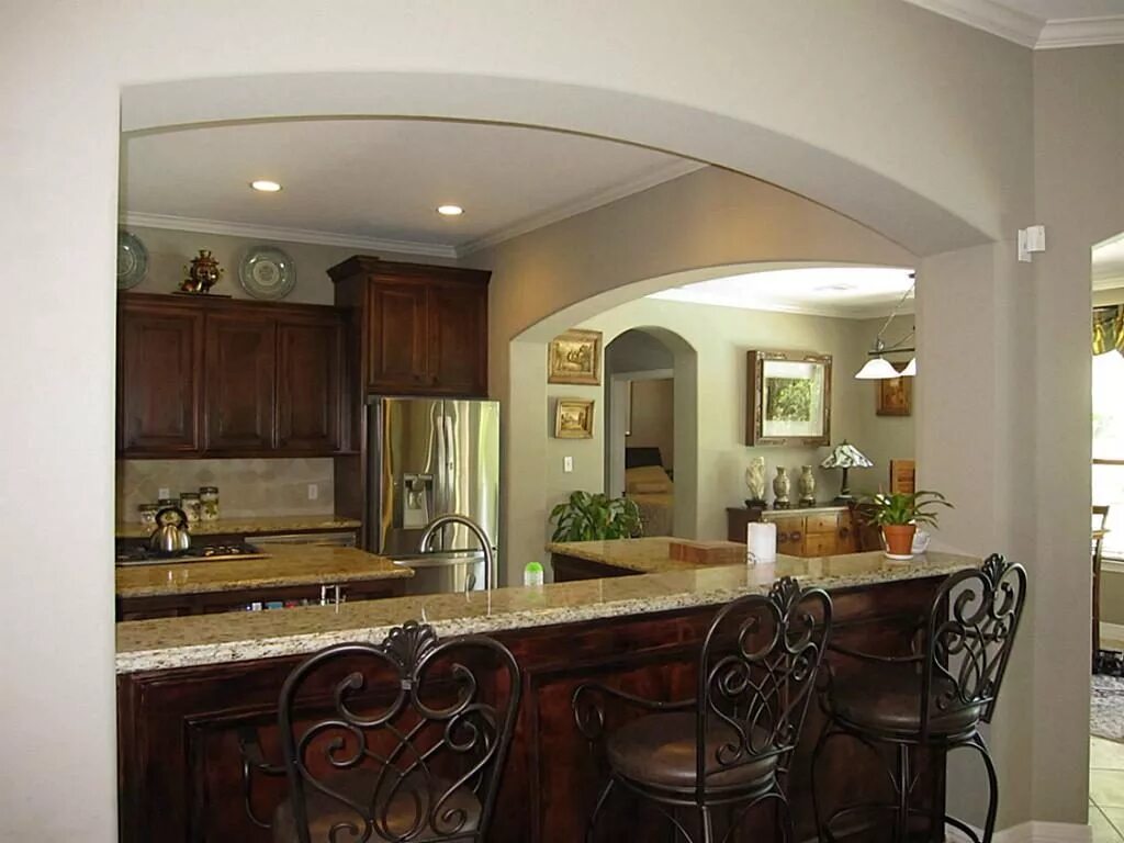 Кухонная арка фото Дизайн кухни арка фото: найдено 90 изображений
