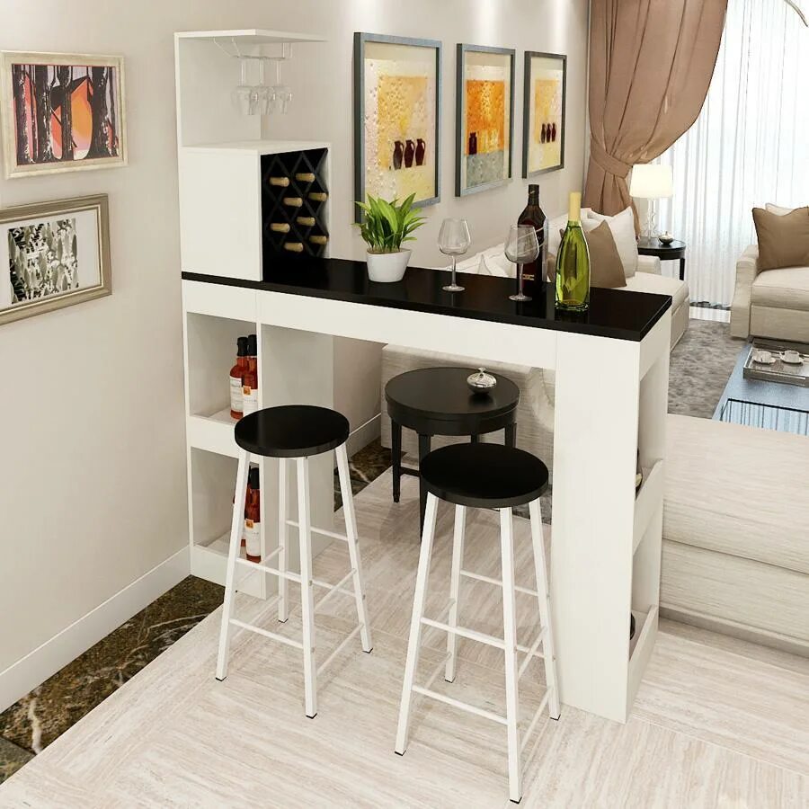 Кухонная барная стойка фото Барный стол Барный стол_4864085, 120х35х172 см - купить по доступным ценам в инт