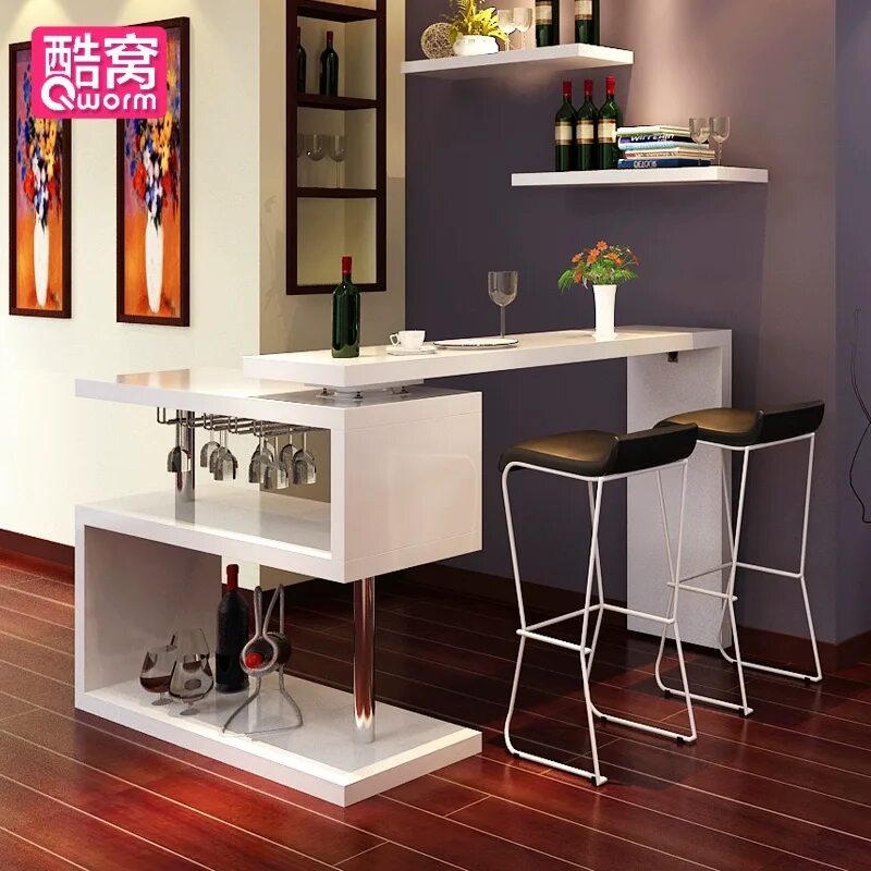 Кухонная барная стойка фото Купить Барная стойка Прохладный гнездо современный минималистский мода барный ст