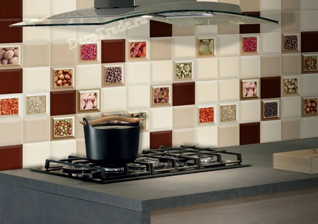 Кухонная керамическая плитка фото Плитка Cube Absolut Keramika купить в Москве - низкие цены за м2, каталог, фото 