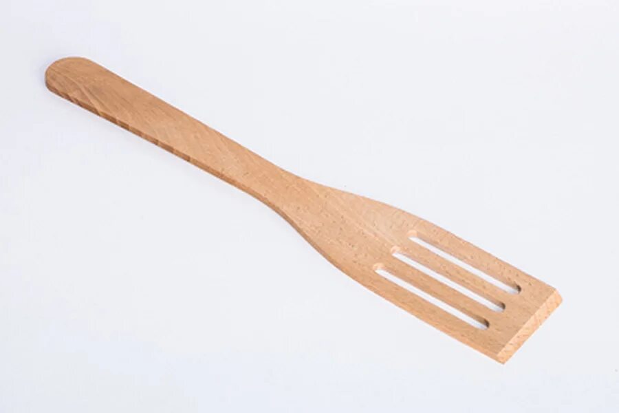 Кухонная лопатка фото Лопатка кухонная с прорезями 26x4,7x0,3см, 30163 арт. PS-60070005 - купить в Мос