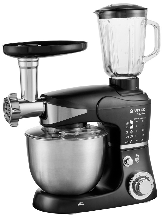 Кухонная машина фото Кухонная машина VITEK, 1300 Вт купить по выгодным ценам в интернет-магазине OZON