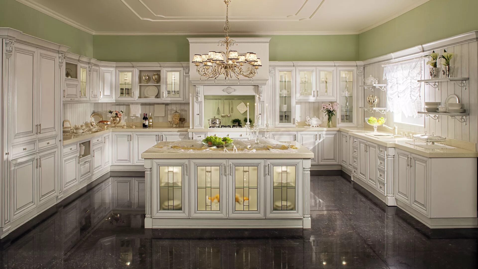 Кухонная мебель 2024 года фото Кухня Вивиан, Арт. KR-0097: цена, описание - Интернет-магазин "Кухнотека"