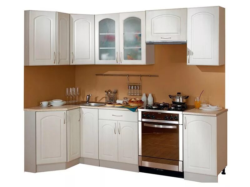 Кухонная мебель боровичи каталог фото и цены Кухня Трапеза Классика угловая 1205*2000 купить в Санкт-Петербурге c доставкой п