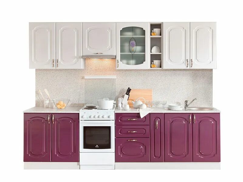 Кухонная мебель боровичи каталог фото и цены Кухонный гарнитур Классика Прованс 2300 купить в Санкт-Петербурге c доставкой по