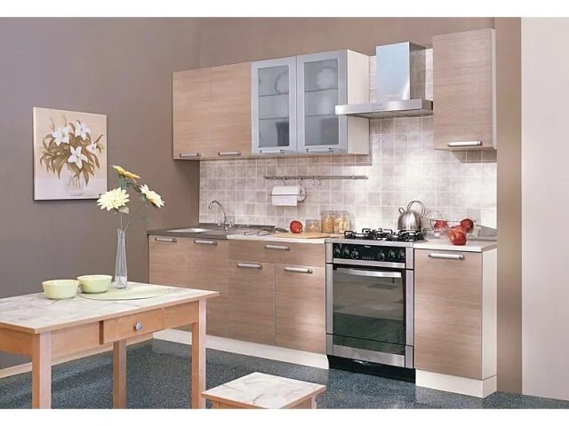 Кухонная мебель боровичи каталог фото и цены Кухня Трапеза Классика 2000 1 кат. Боровичи мебель из раздела Кухни серии Класси