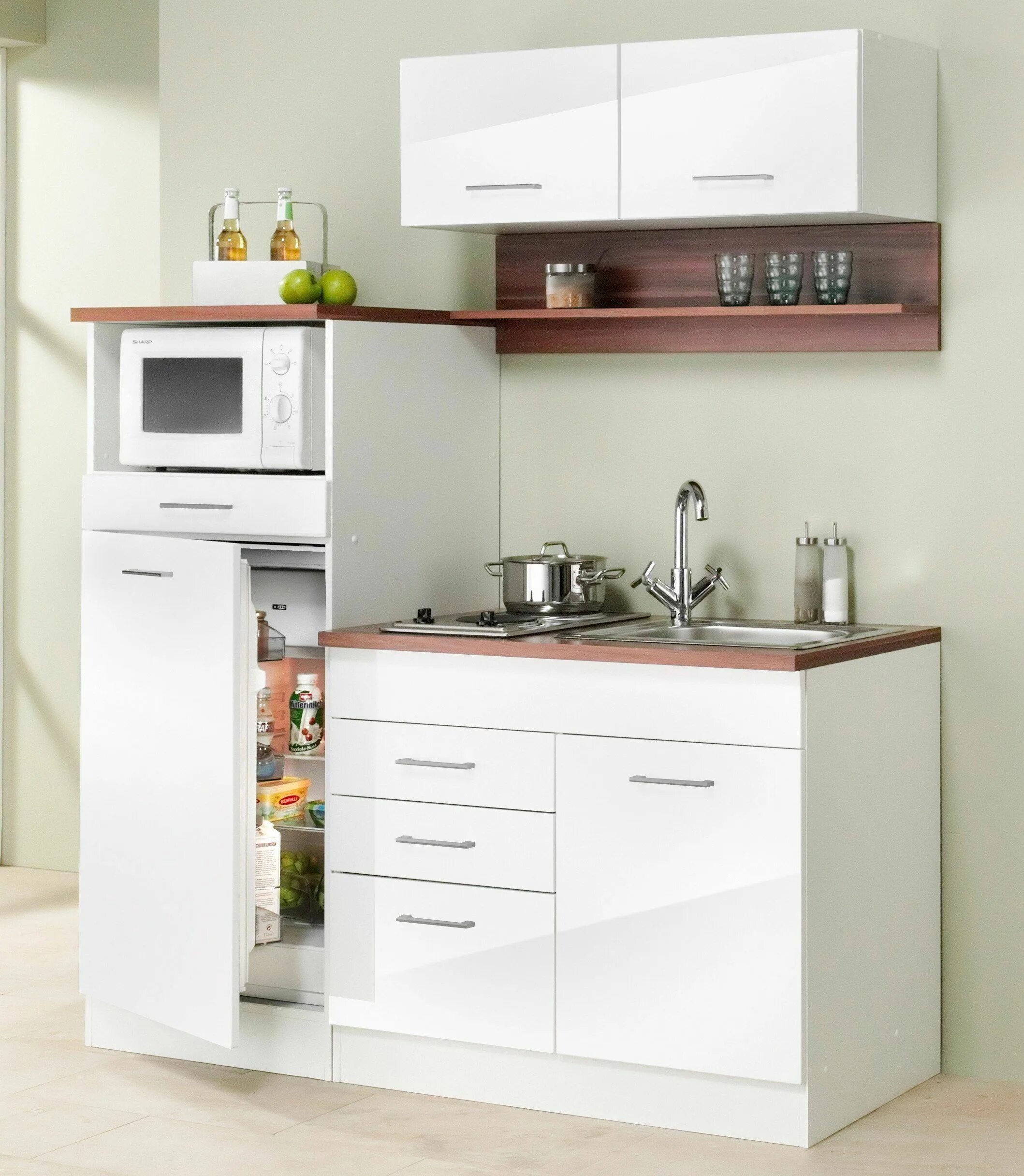 Кухонная мебель для маленькой кухни фото HELD M\u00d6BEL Kitchen Cabinet I-Shape, HELD #394740H HELD M\u00d6BEL Kitchen C