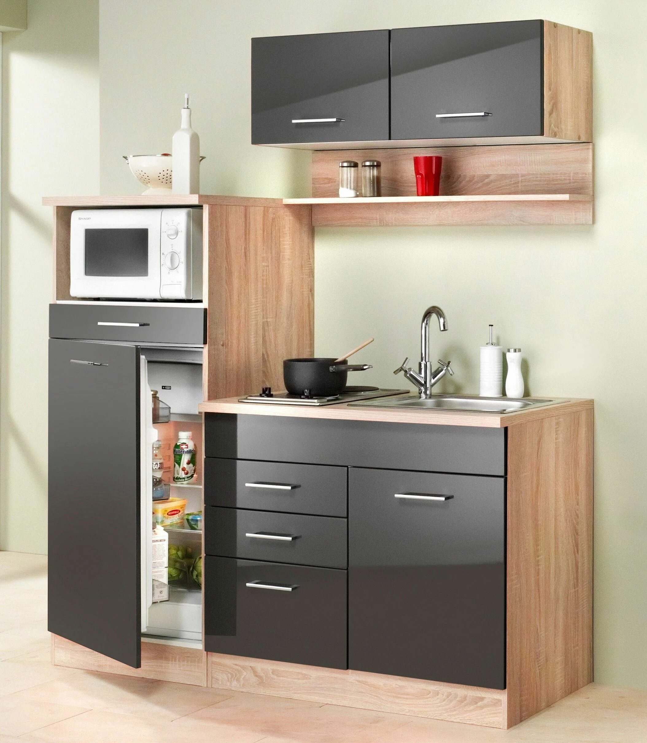 Кухонная мебель фото малогабаритная HELD MÖBEL HELD Kitchen Cabinets, Small apartment kitchen, Kitchen cabinet desig