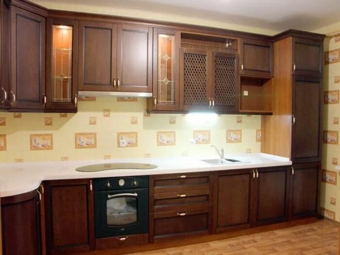 Кухонная мебель фото в ташкенте Кухонный гарнитур из массива - комфортная цена! купить, цена: 9000 руб, объявлен