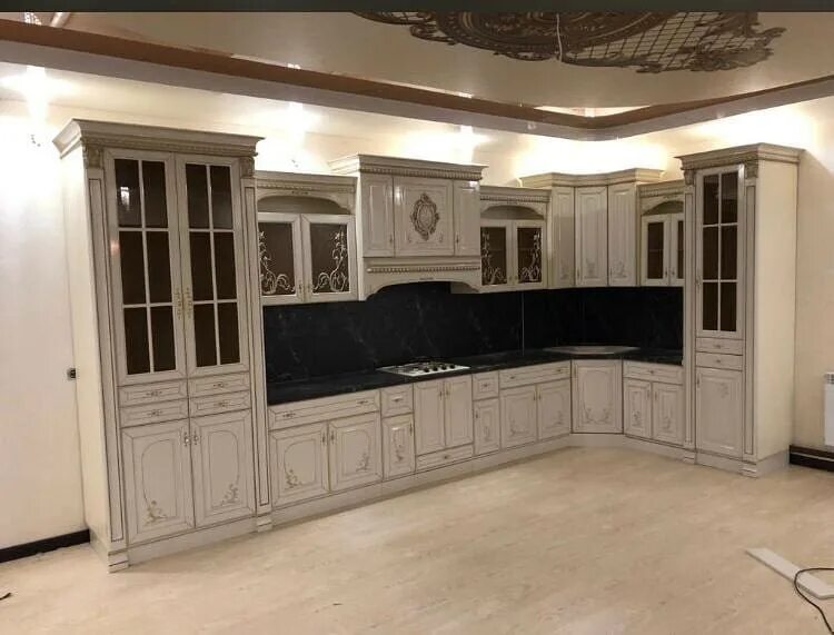 Кухонная мебель гойты фото цены Купить Кухня Тифани 4900х2100 KUHNI3448 Изготовление мебели. Мебель каталог това