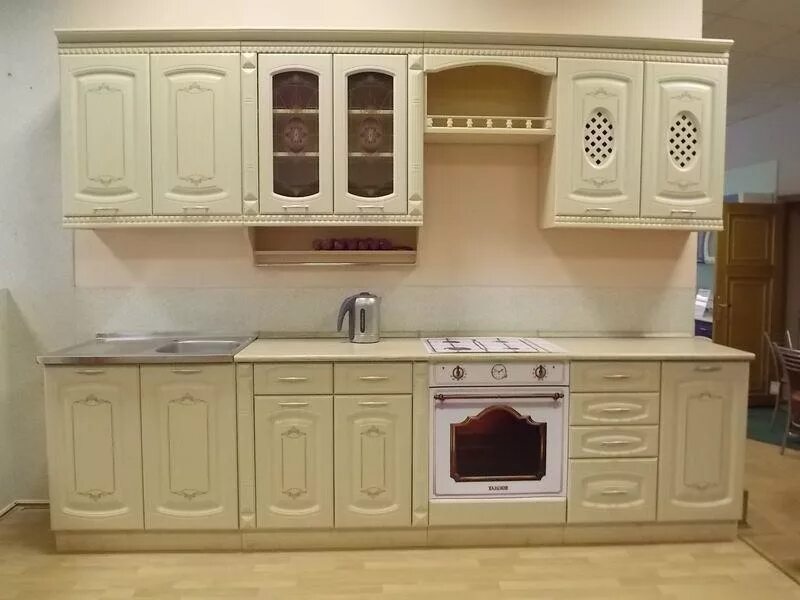 Кухонная мебель гойты фото цены Кухня Глория-3 производства фабрики Кузьминки-мебель