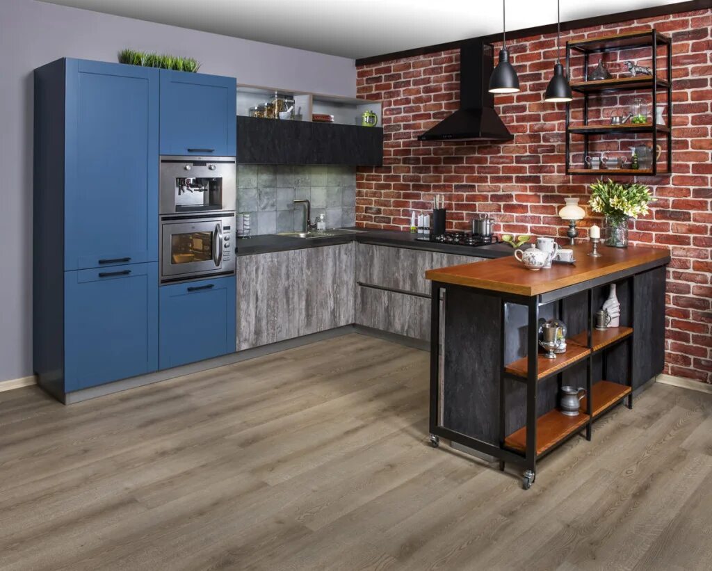 Кухонная мебель лофт фото ДСВ Кухня Лофт - купить в Челябинске по доступной цене