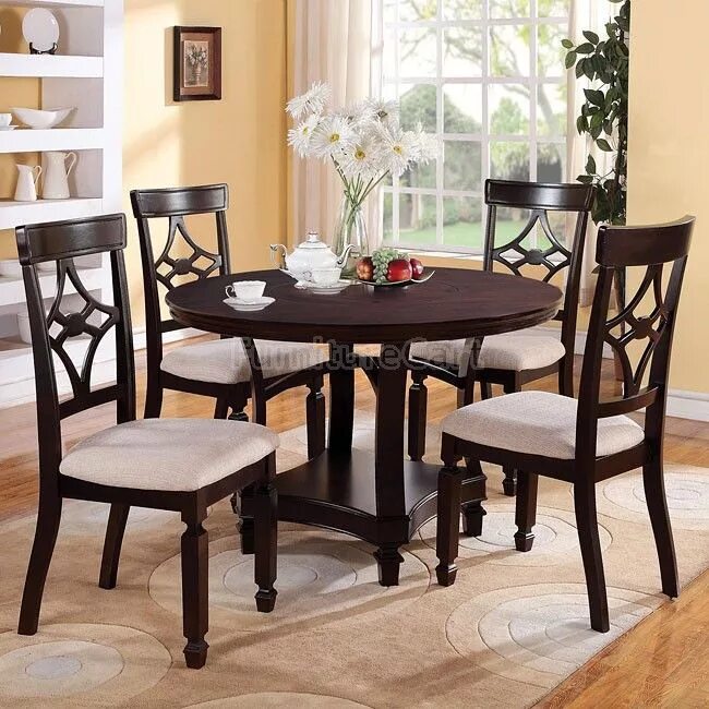 Кухонная мебель столы стулья фото цены Maude Round Dining Room Set Dining room sets, Round dining room sets, Round dini
