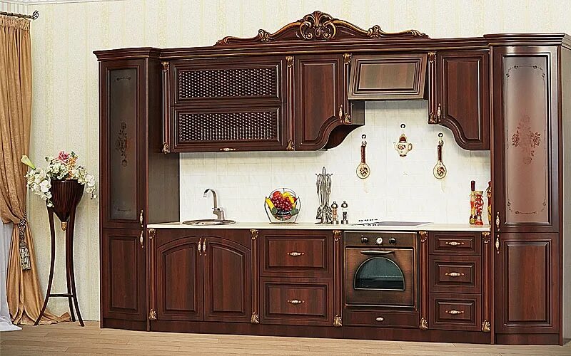 Кухонная мебель цена фото махачкале цена Кухня Луиза I Купить кухни в Москве Интернет-магазин "Доступная Мебель"