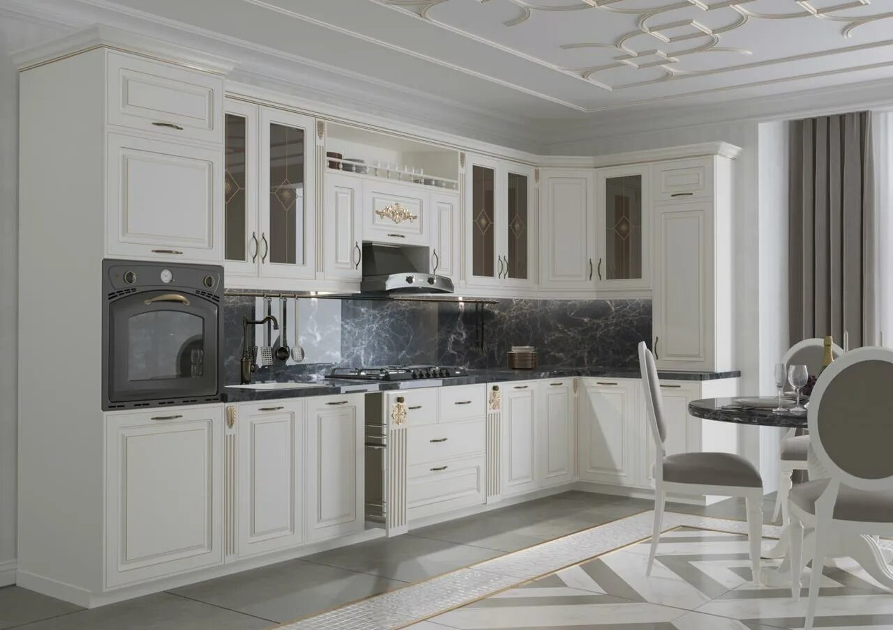 Кухонная мебель в грозном фото Кухонный гарнитур "Элиза 4200х1600"