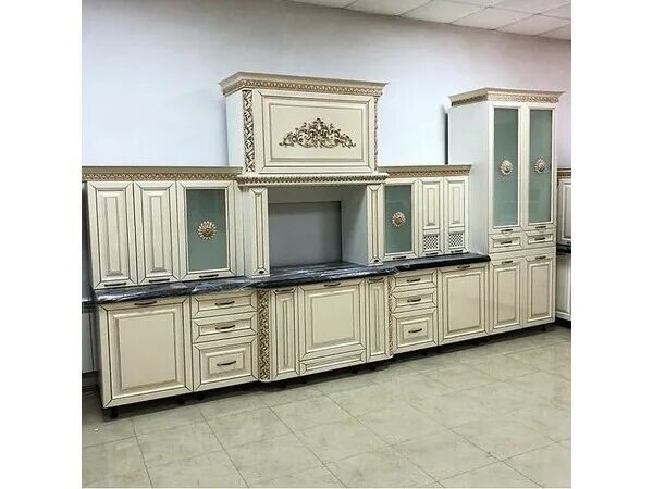 Кухонная мебель в ингушетии фото и цены Кухня Монако 4700 Крем матовый Фараон мебель в Ростове-на-Дону. Цена товара 99 0