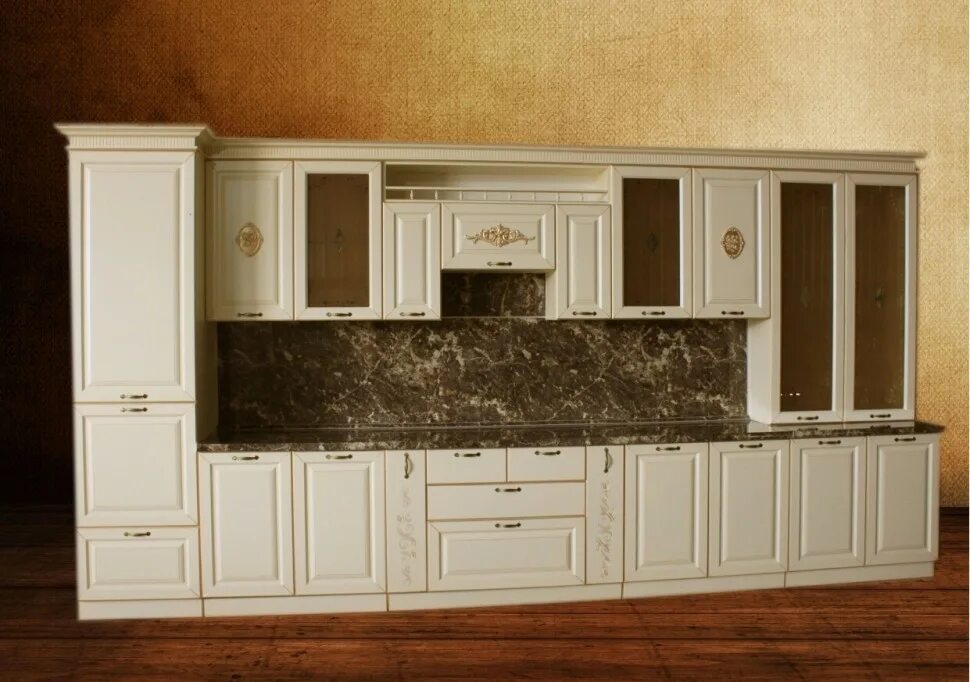 Кухонная мебель в ингушетии фото и цены Кухонный гарнитур ЮЛИЯ 4500 с буфетом - Оптовикам