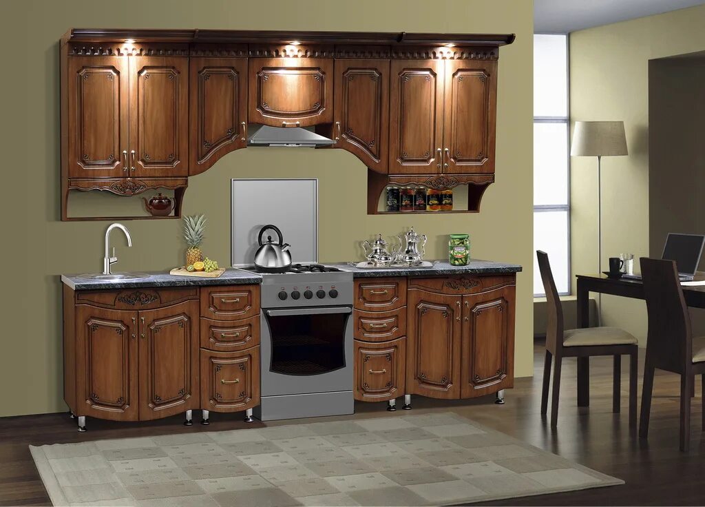 Кухонная мебель во владикавказе фото Кухонный гарнитур Флоренция 3.0 - купить с доставкой, цена в Первый Гипермаркет 