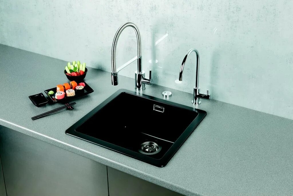 Кухонная мойка фото цена Купить Schock Soho 50 700404 кухонная мойка бронза 43x45 см за 46 673 руб. в Сим