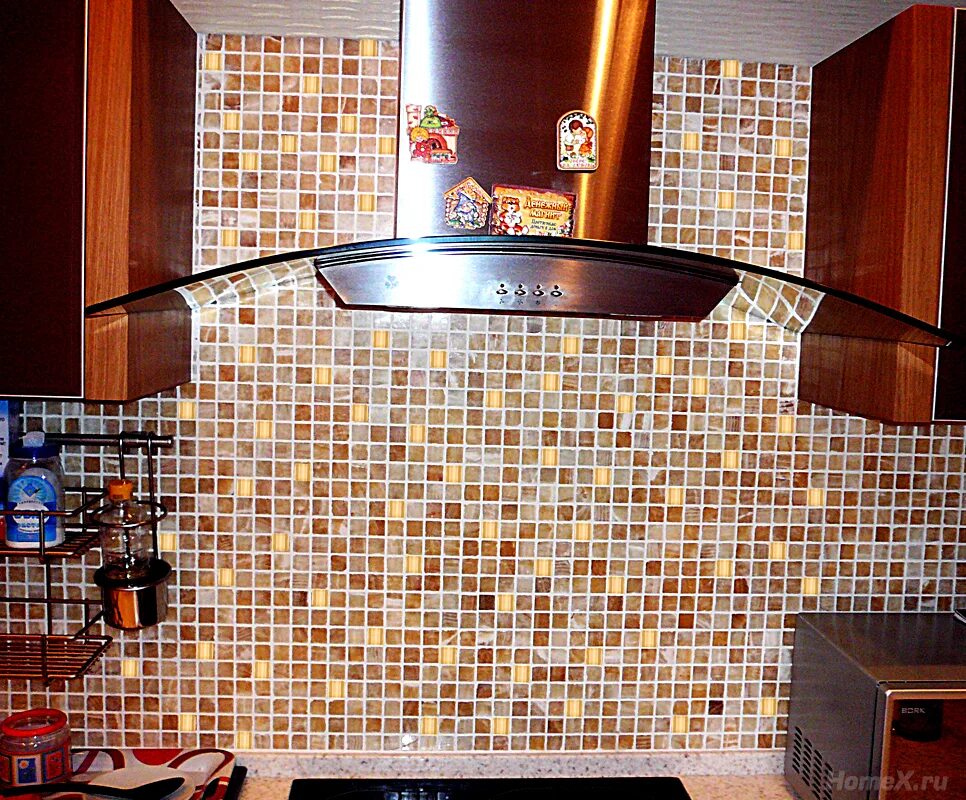 Кухонная мозаика фото Bertini Mosaic Glass Mix - HomeX.ru. Купить мозаику в интернет-магазине в Москве