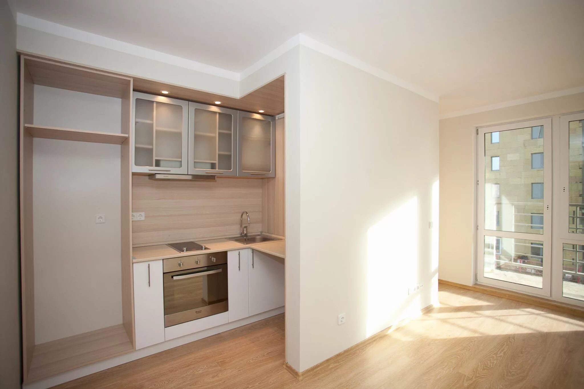 Кухонная ниша фото Полный Интерьер кухни с нишей: Оформляем кухонное пространство правильно (в стен