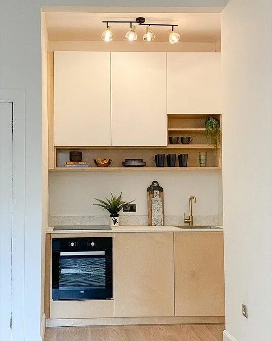 Кухонная ниша фото 37 фото кухонь, встроенных в нишу (и советы тем, кто хочет сделать так же) Интер