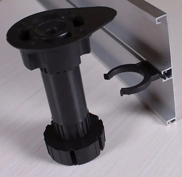 Кухонная ножка фото Ножка для мебели регулируемая PARTNER95 мм - купить по низкой цене с доставкой в