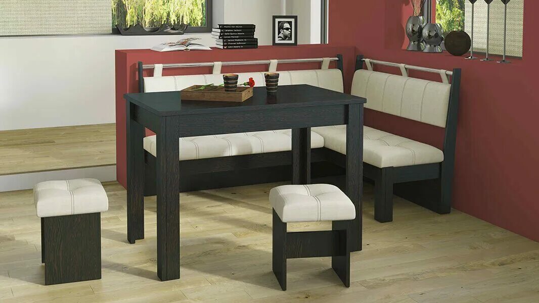 Кухонная обеденная зона фото Кухонные уголки без ящиков по низким ценам - заказать мебель от производителя