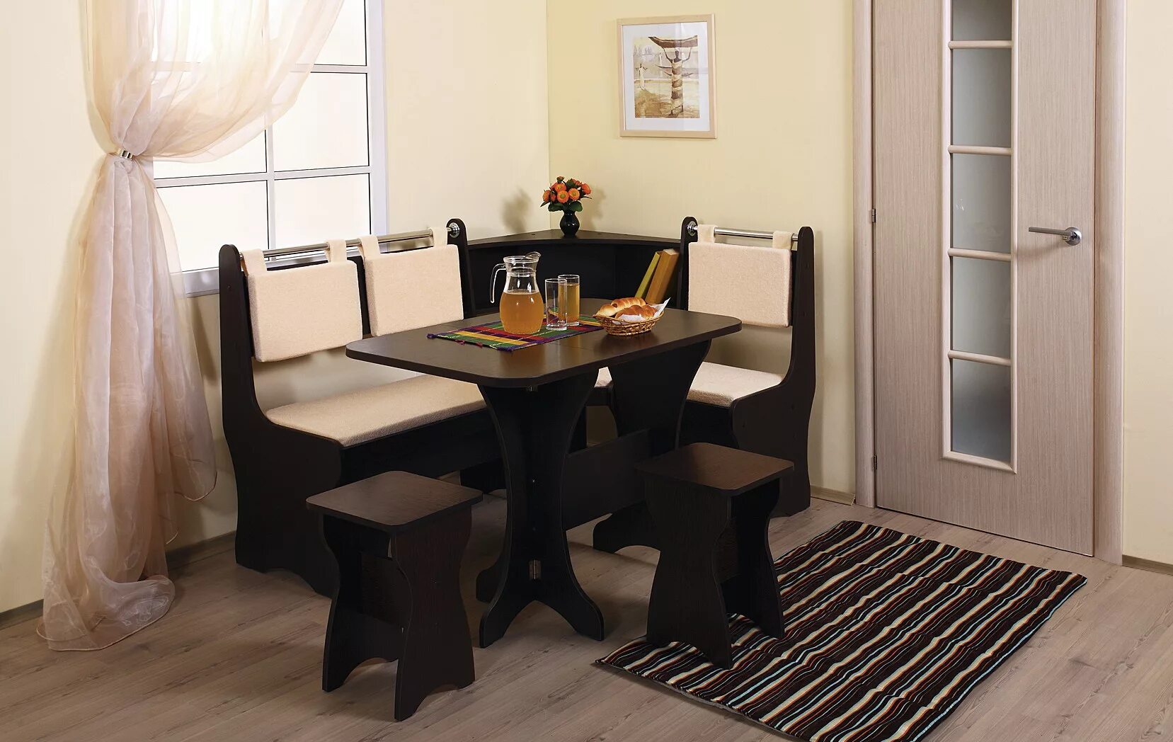 Кухонная обеденная зона фото Диван на кухню своими руками (37 фото): как сделать кухонный угловой диванчик? П