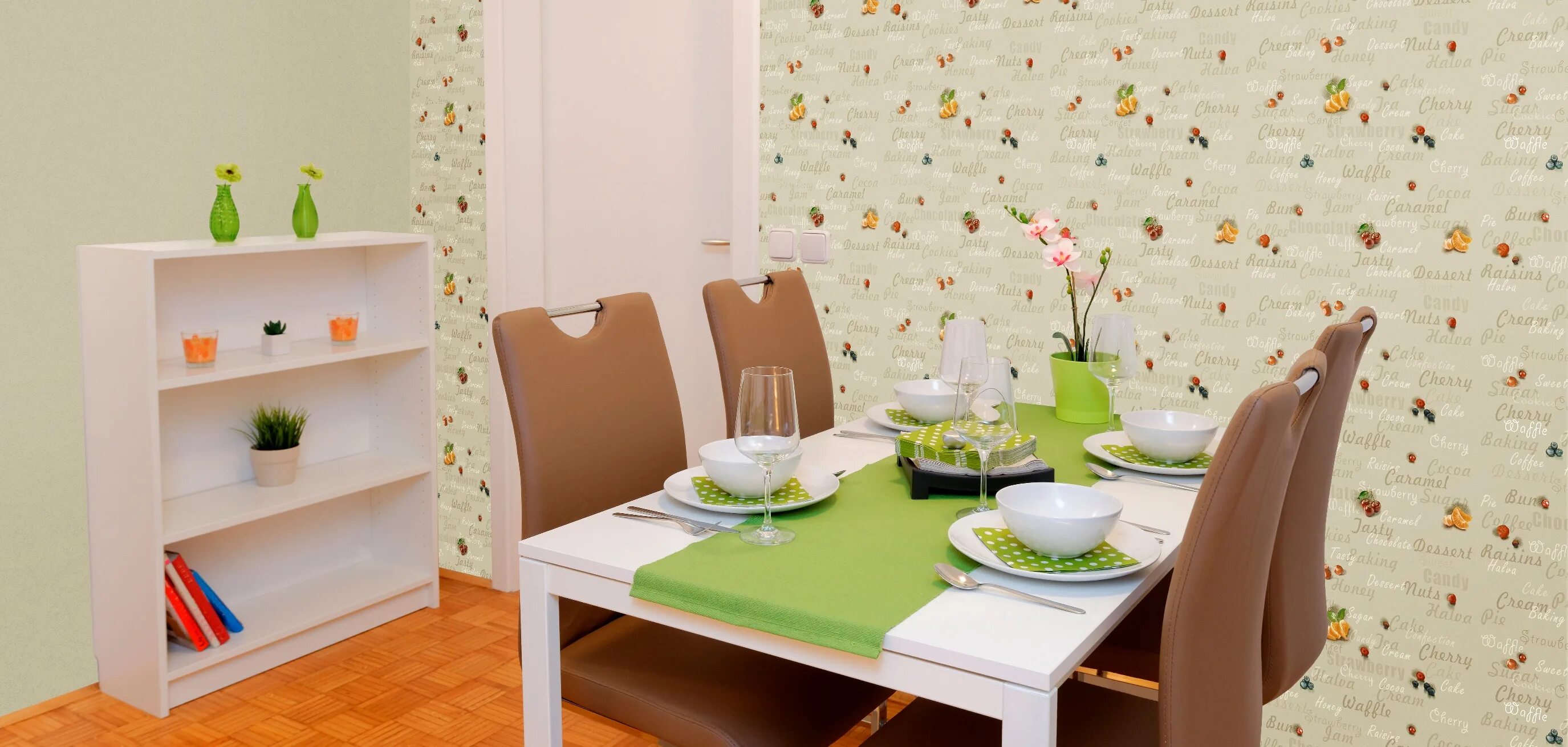 Кухонная обои фото Обои 0,53*10м Элисиум 903902 Сладости фон (Россия)9