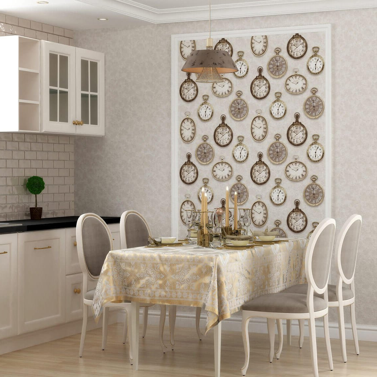 Кухонная обои фото Обои для кухни - купить в Москве "Торг-Обои"