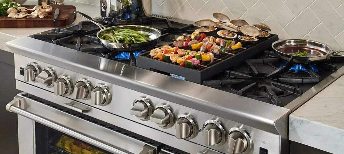 Кухонная плита фото Профессиональные кухонные плиты - Топ-5 моделей