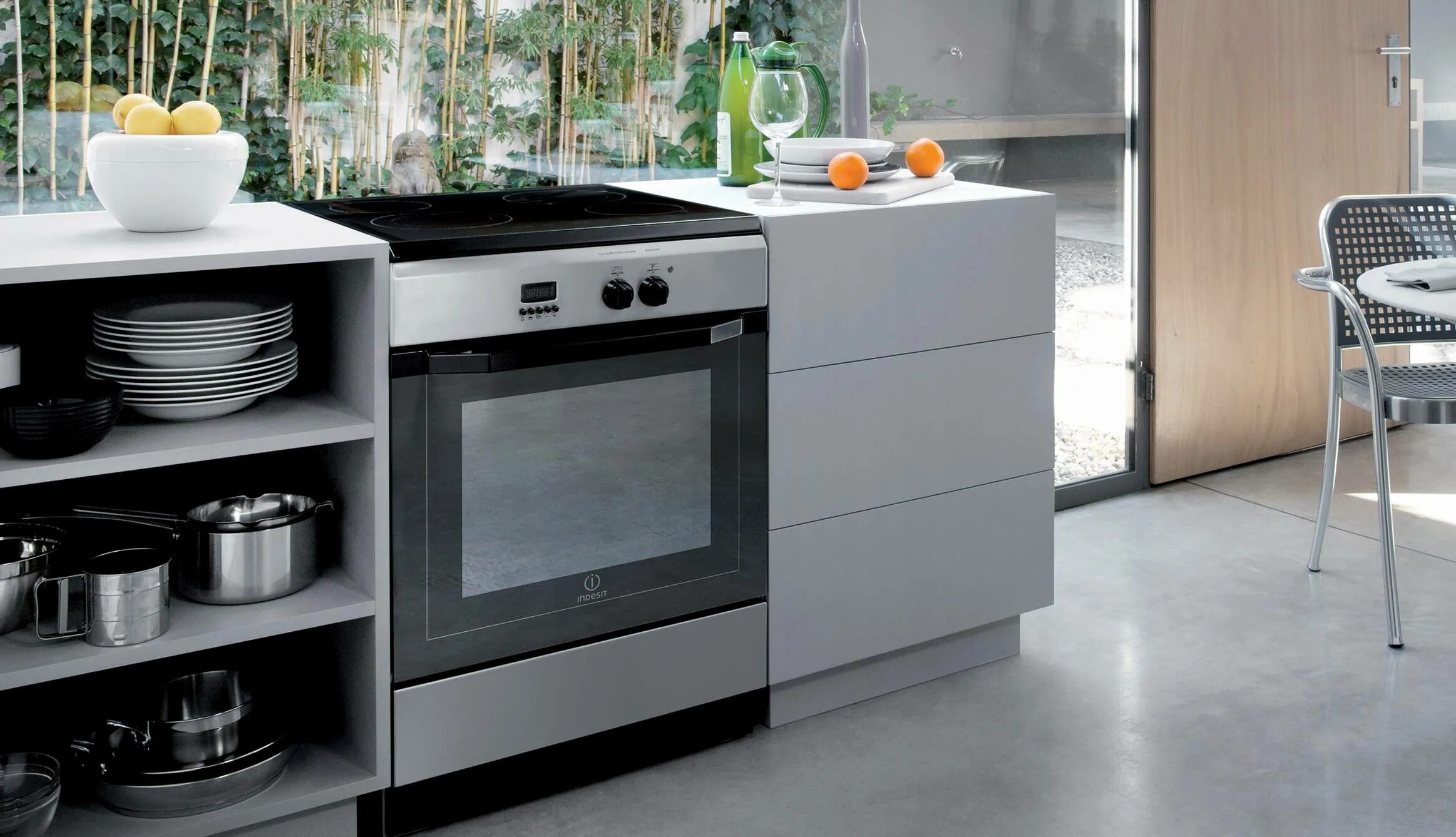 Кухонная плита в интерьере Купить плиту Indesit в интернет магазине Palladium - palladium.ua