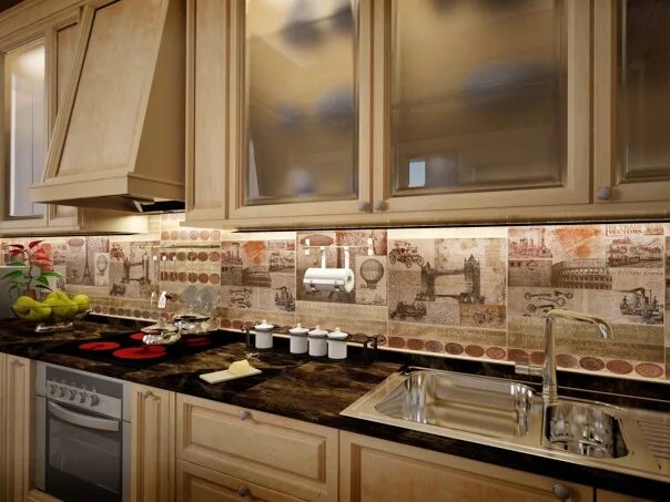 Кухонная плитка фото дизайн фартук ПЛИТКА ВОЯЖ - 5 фотографий ВКонтакте